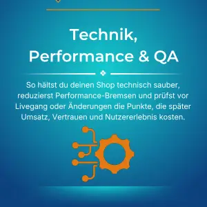 ShopHeld Workbook 09 – Technik, Performance & QA